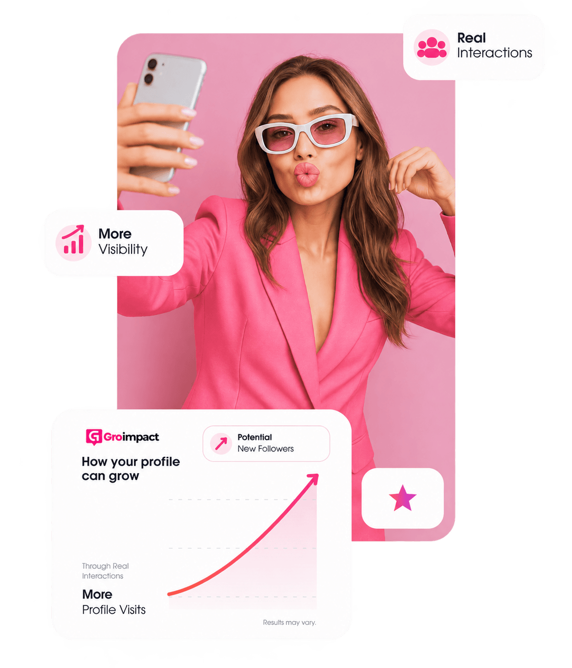 Instagram growth dashboard